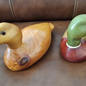 Handcrafted Wooden Duck Decoys
